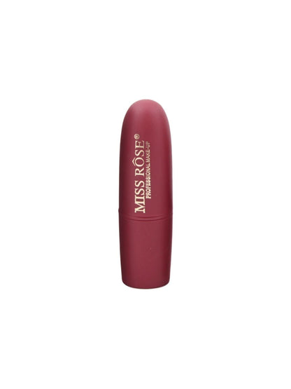 Miss Rose Matte Finish Bullet Lipstick in Kiss Me Stupid shade, creamy lipstick with rich color, by Drpshippr.