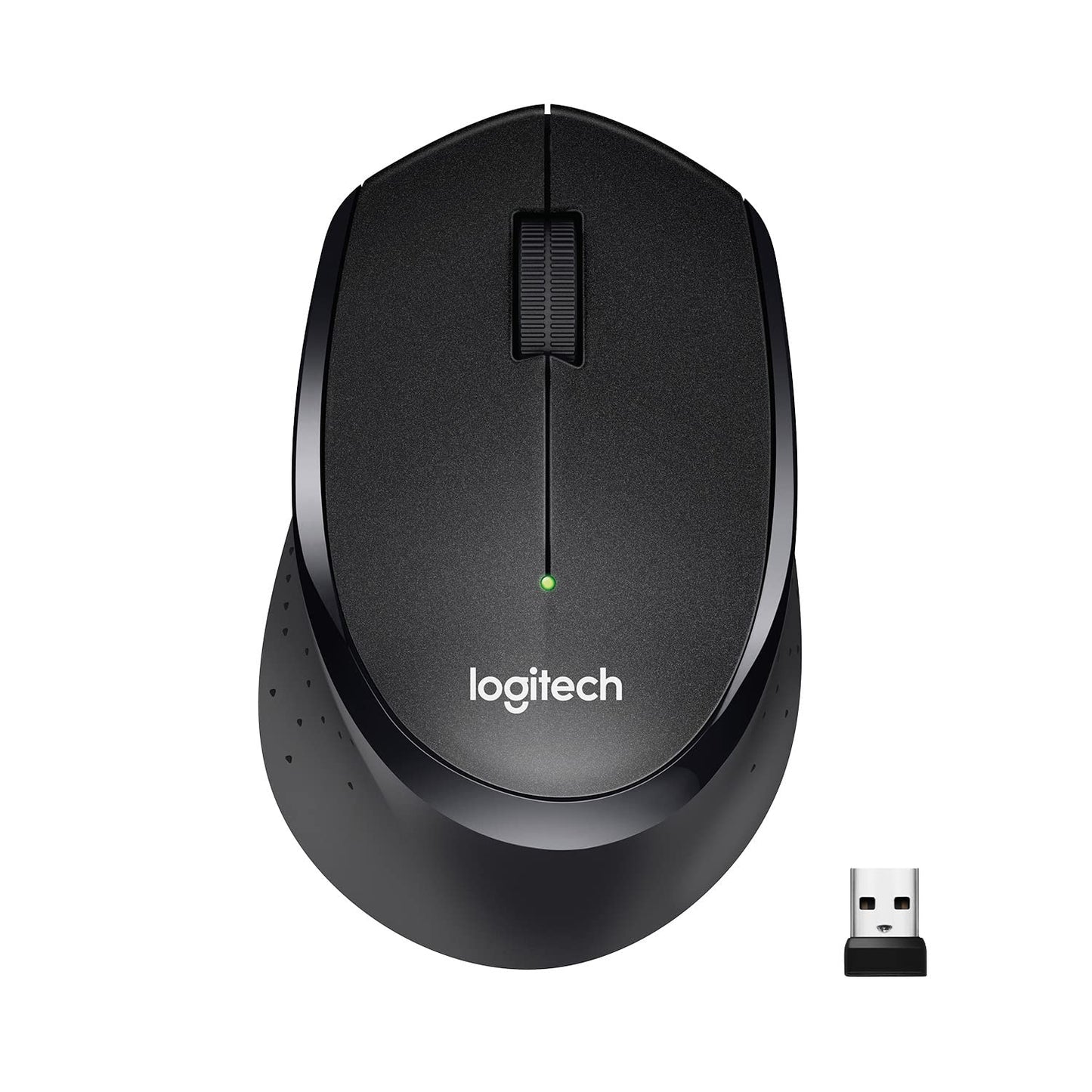 Logitech M331 Silent Plus, 1000 DPI Optical Tracking Wireless Optical Mouse  (2.4GHz Wireless, Black)