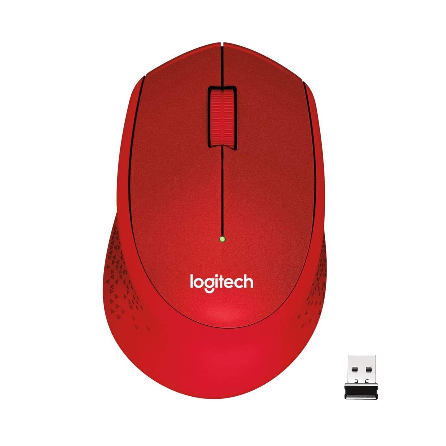 Logitech M331 / Silent Plus, 1000 DPI Optical Tracking Wireless Optical Mouse  (2.4GHz Wireless, Red)