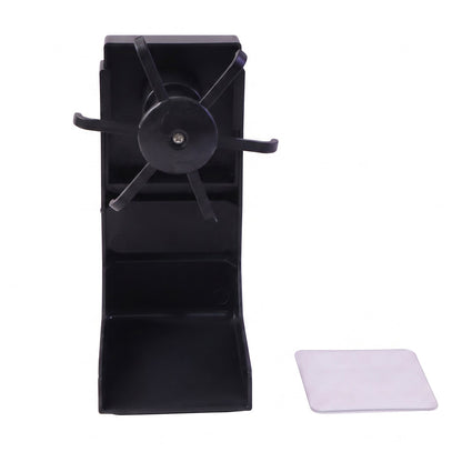 360 Degree Rotating Adhesive Hanging Hook Rack For Kitchen Utensil Storage (1 Pc)