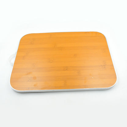 Wukusy large wooden chopping board for kitchen, ideal for cutting vegetables, fruits, and multi-purpose household use.