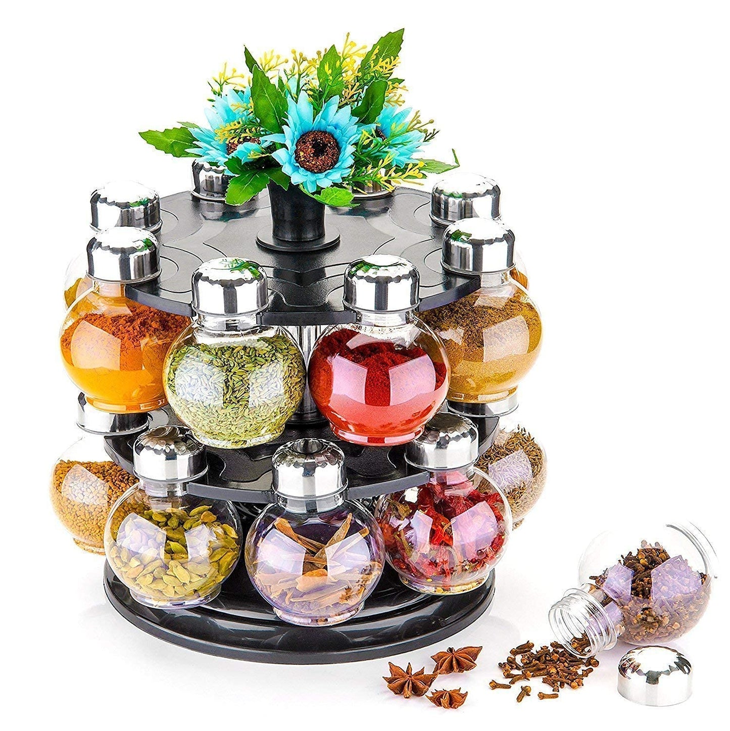 Multipurpose Plastic Big Revolving Spice Rack