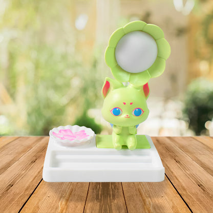 Cute cartoon-themed Wukusy LED desk light with base, ideal for home improvement and desk lighting, shown on a white background.
