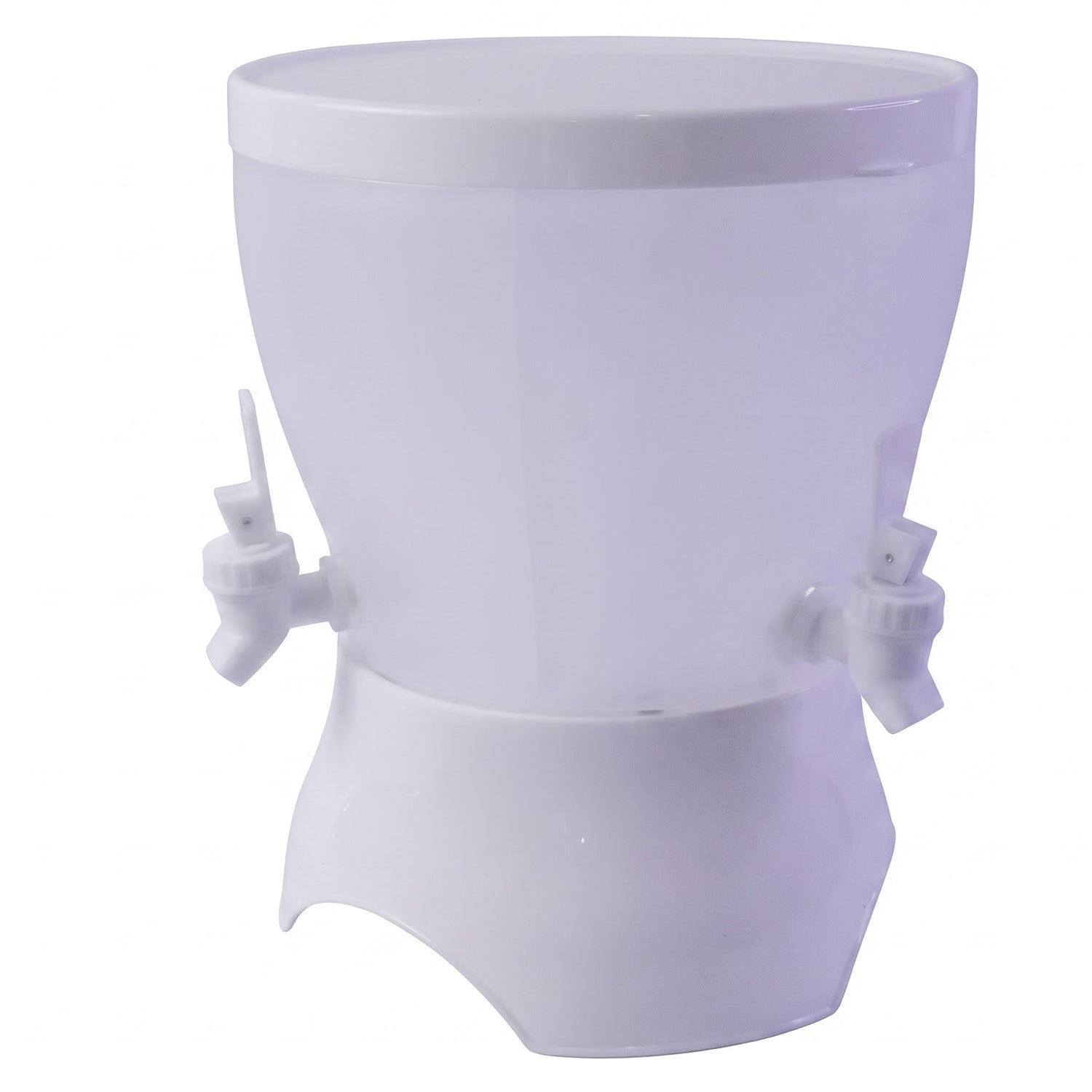 Plastic Cold Water Storage Dispenser Kettle With Dual Taps For Home Use (1 Pc)