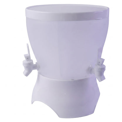 Plastic Cold Water Storage Dispenser Kettle With Dual Taps For Home Use (1 Pc)