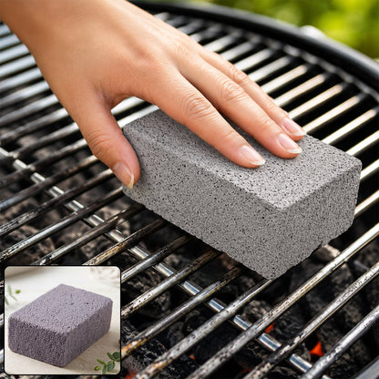 Heavy Duty Grill Stone Cleaning Block For Bbq Grates Oven Racks Cleaning (1 Pc)