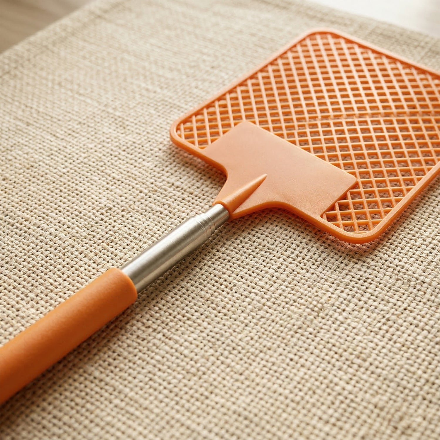 Multipurpose Plastic Fly Swatter With Extendable Handle (1 Pc 63 Cm)