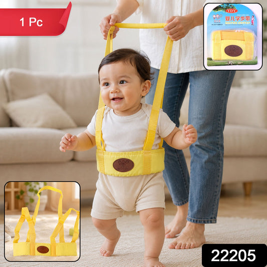 Wukusy baby walking assistant harness supporting safe first steps, with adjustable straps and soft padding for comfort.