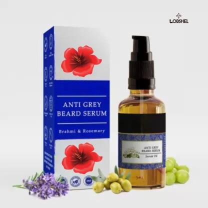Natural Anti Grey Beard Serum Oil ( Pack Of 2 )