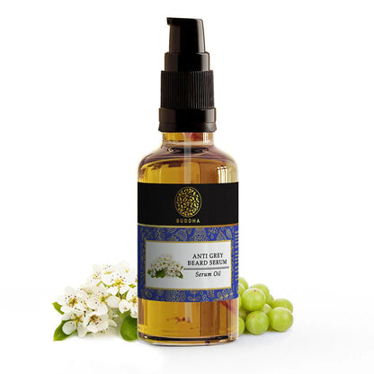 Natural Anti Grey Beard Serum Oil ( Pack Of 2 )