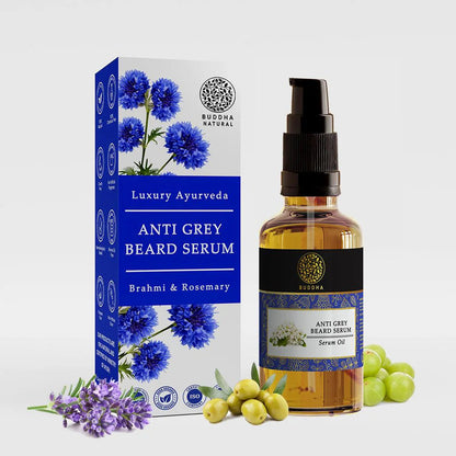 Natural Anti Grey Beard Serum Oil ( Pack Of 2 )