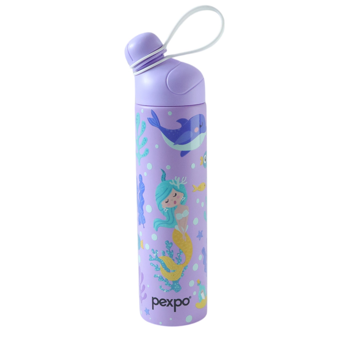 Pexpo Pico Art Printed Hot  Cold Insulated Stainless Steel Water Bottle 500 Ml