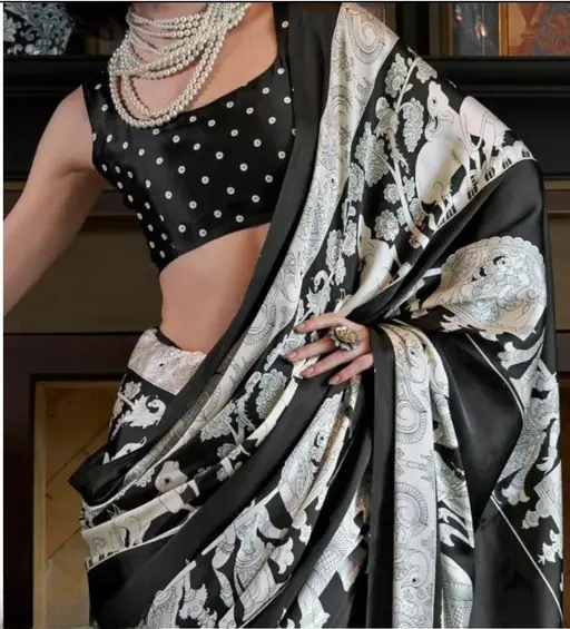 New Design Lunch Semi Gajji Silk Soft and Smooth Saree