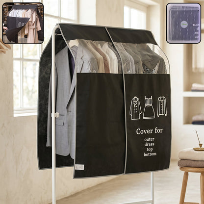 Hanging Garment Dust Cover  Keeps Clothes Neat  Dust-free