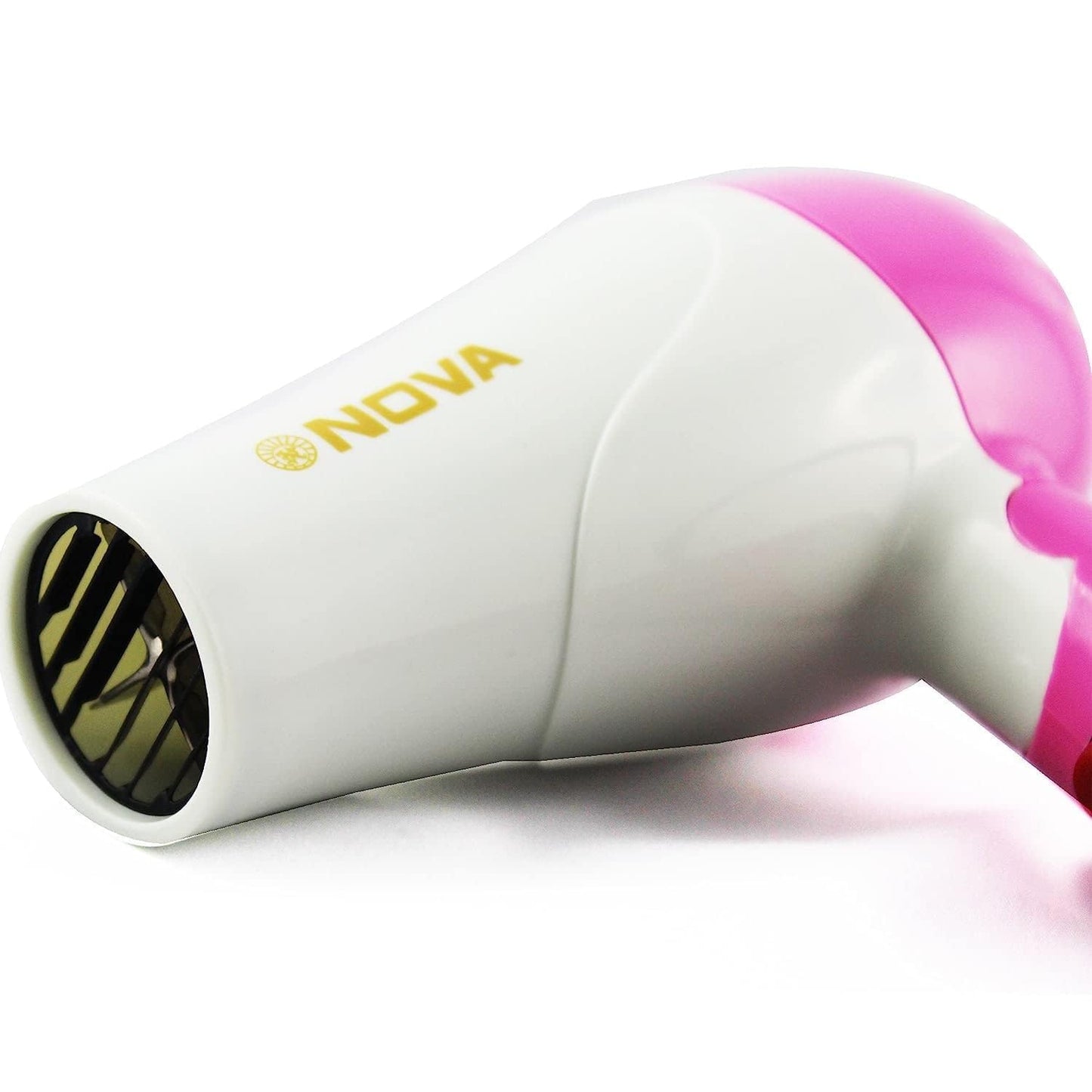Drpshippr Nova NV-1290 foldable 1000W professional hair dryer with two-speed control, multicolor, designed for women.