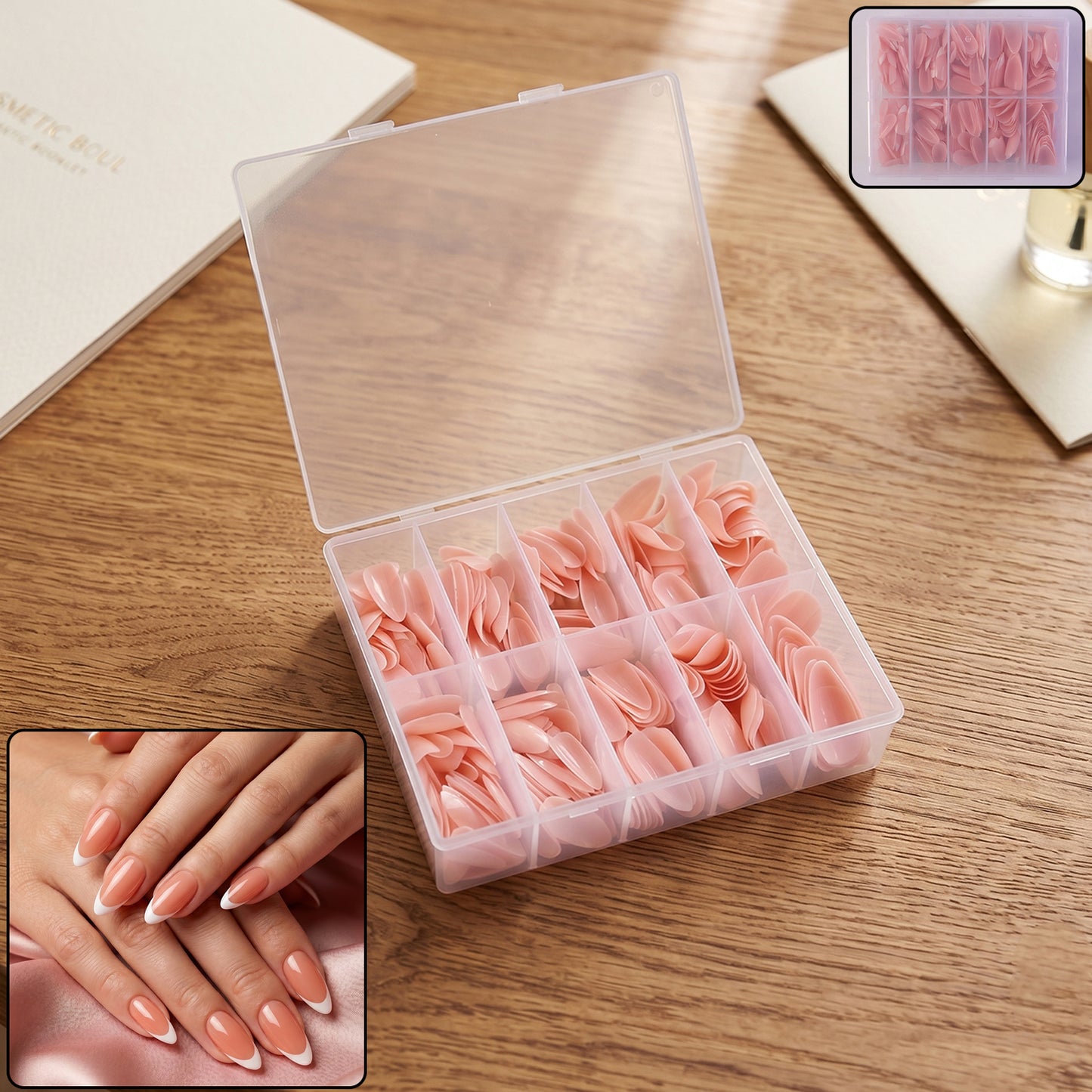 Artificial Nail Tips Set  Perfect For Salon-style Manicure At Home