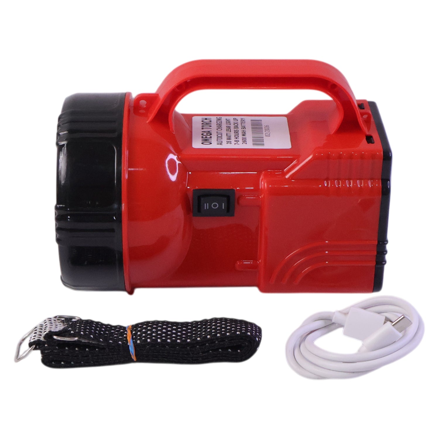 Omega 35w High Power Rechargeable Led Emergency Laser Light (1 Pc 35w)