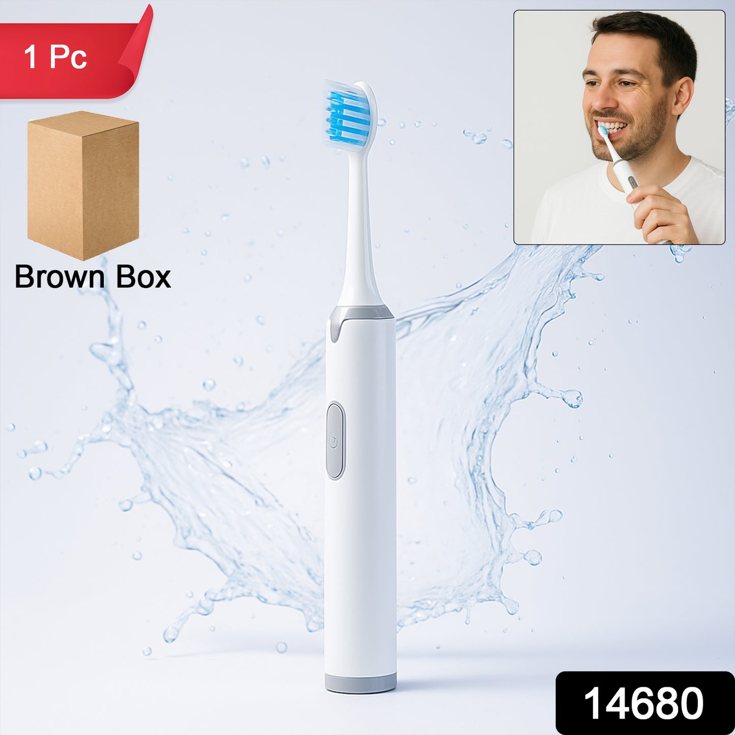 Battery-operated Electric Toothbrush (1 Pc)