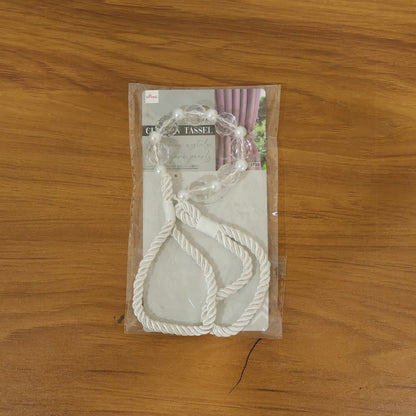 Elegant decorative curtain tieback rope by Wukusy, featuring intricate design and soft fabric for stylish window treatment holdbacks.