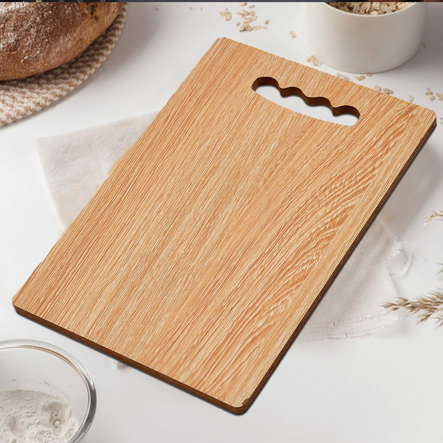 7124 Wooden Chopping Board 26x17 Chopping Vegetable  Fruits For Home  Kitchen Use