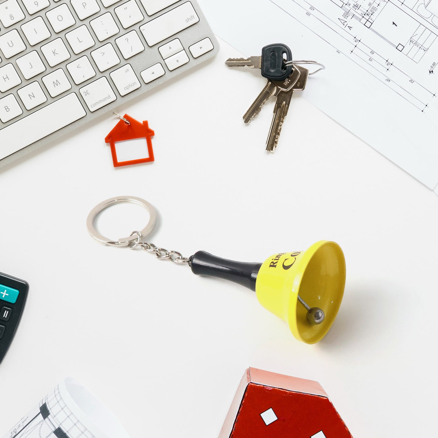 Mini Hand Bell With Keychain (1 Pc)