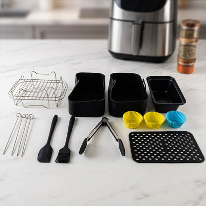 Air Fryer Accessories Combo For Baking Grilling Roasting And Cooking (1 Set)