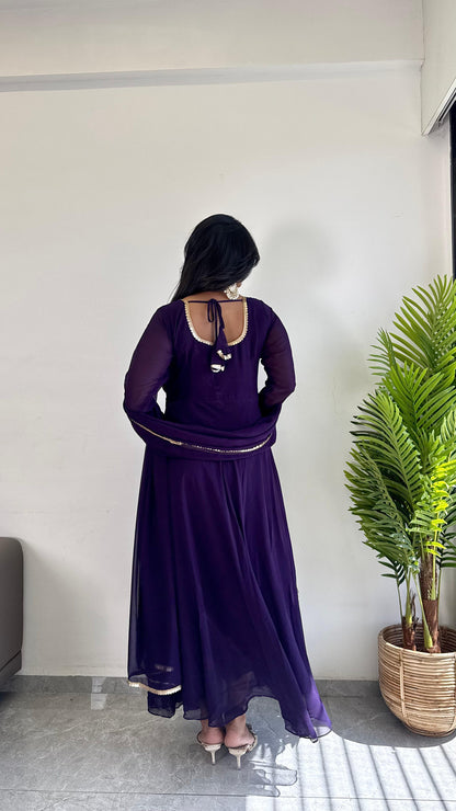 Organza Kurti With Dupatta