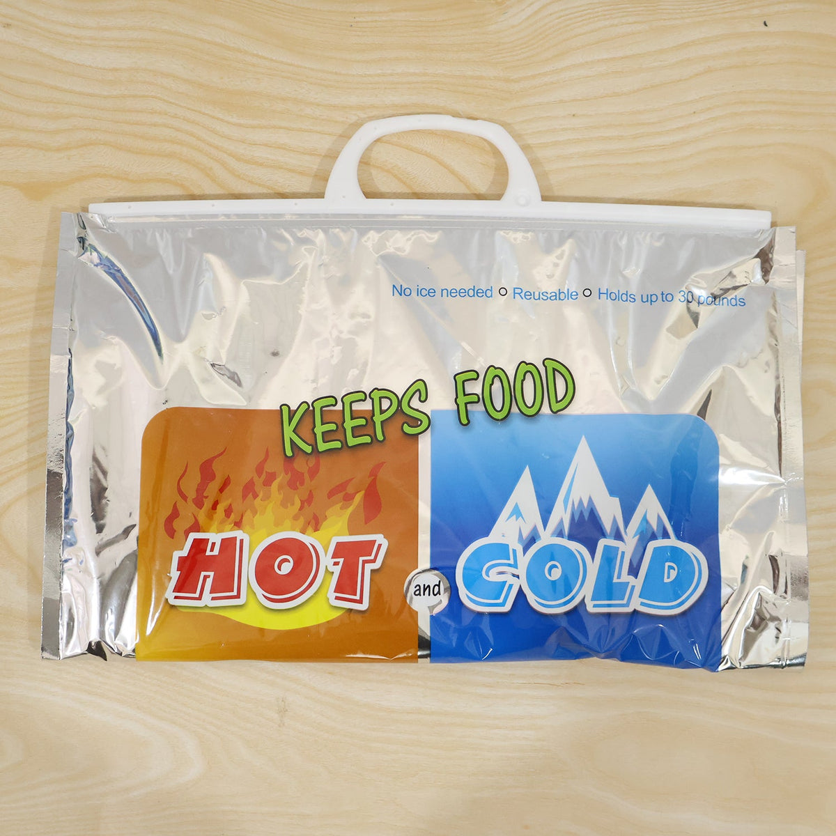 Medium Hot  Cold Insulated Food Storage Bag For Grocery Picnic  Travel (1 Pc)