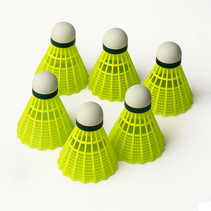 Durable Feather Shuttlecock (6 Pcs Set)