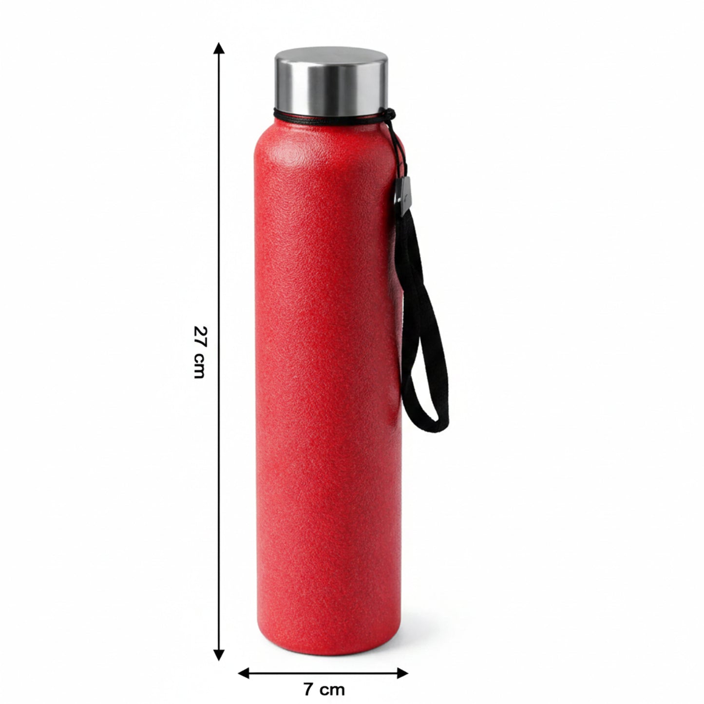 Red Alpha Pro Classic Stainless Steel Water Bottle 1000 Ml Red Color
