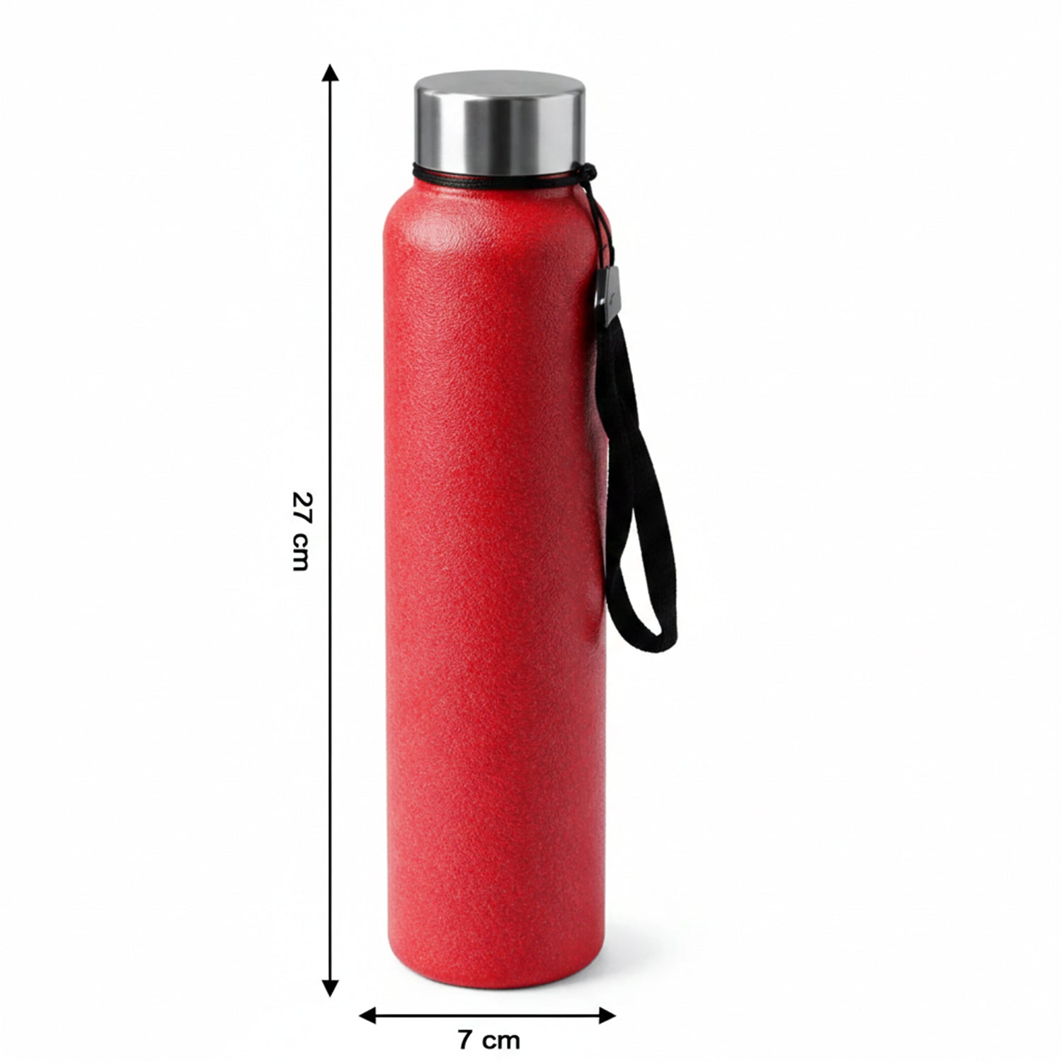 Red Alpha Pro Classic Stainless Steel Water Bottle 1000 Ml Red Color