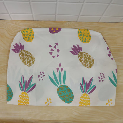 Printed Fabric Clothes Storage Bag Foldable Laundry Basket Hamper (1 Pc)