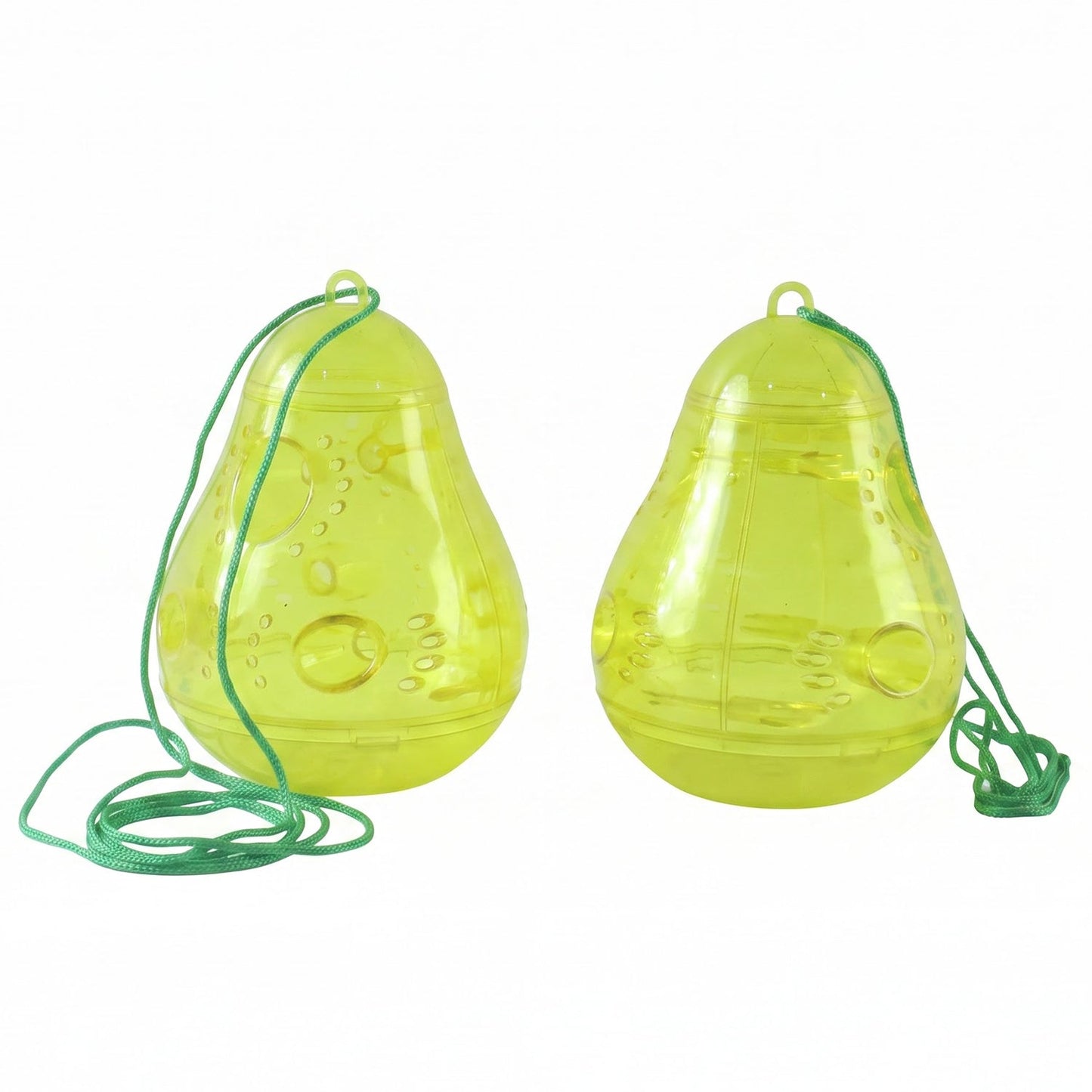 Plastic Hanging Wasp Catcher Outdoor Reusable Insect Trap For Garden Use (2 Pc)