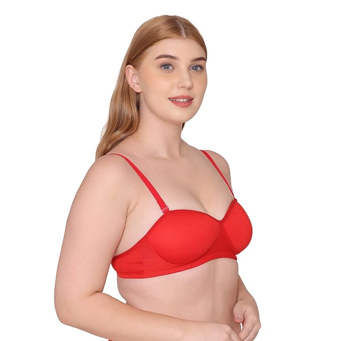Dropdash padded non-wired full coverage bridal bra with multiway straps, designed for comfort and support.