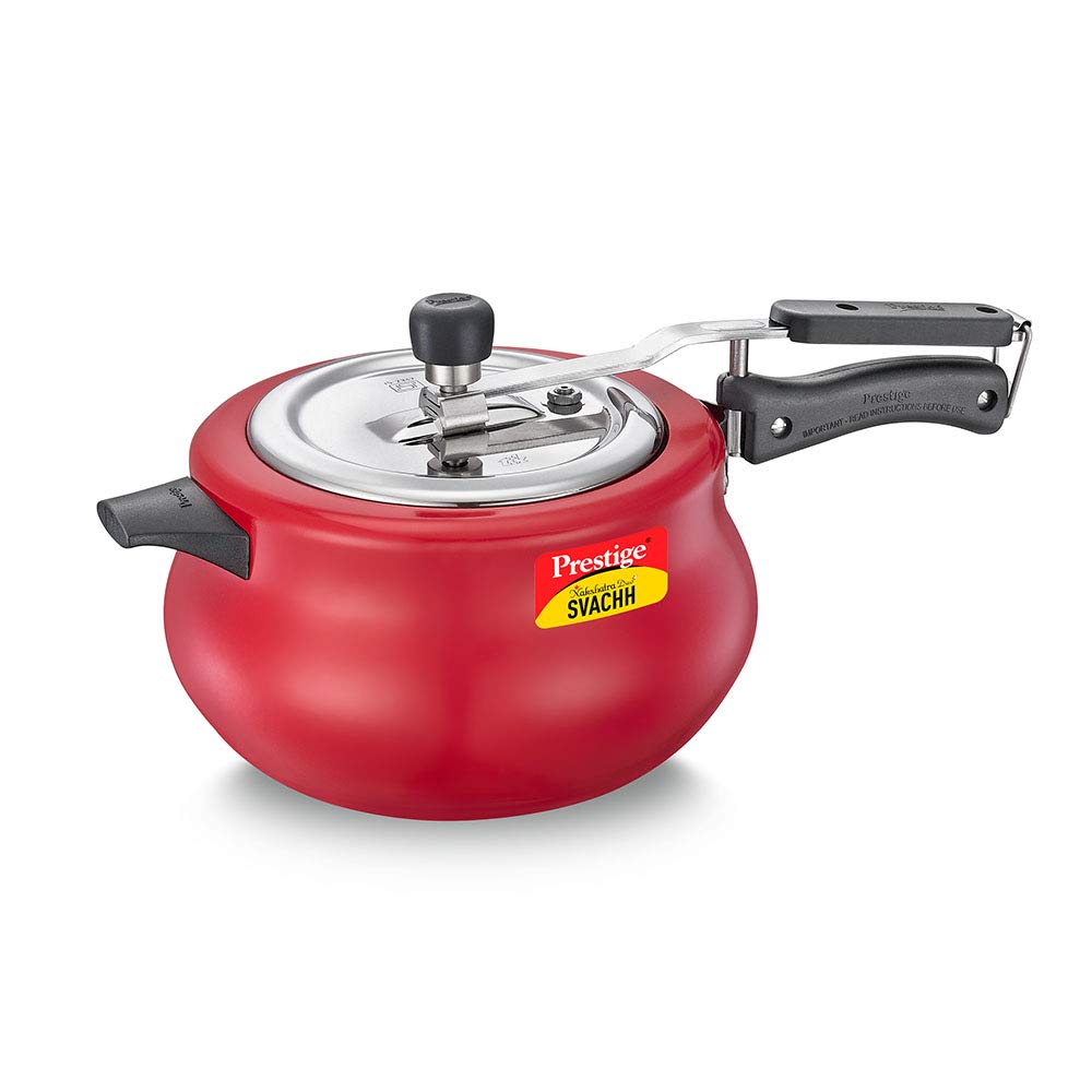 Prestige Svachh Nakshatra Duo Plus 5 L Induction Bottom Pressure Cooker  (Aluminium)