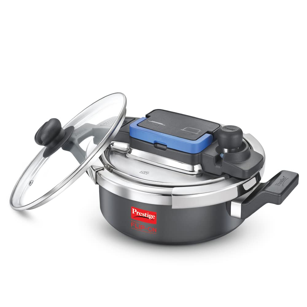 Prestige Svachh Flip-on Mini 2 L Induction Bottom Pressure Cooker  (Hard Anodized)