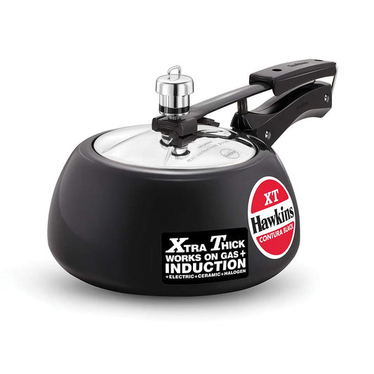 Hawkins Contura Black XT (CXT20) 2 L Induction Bottom Pressure Cooker  (Hard Anodized)