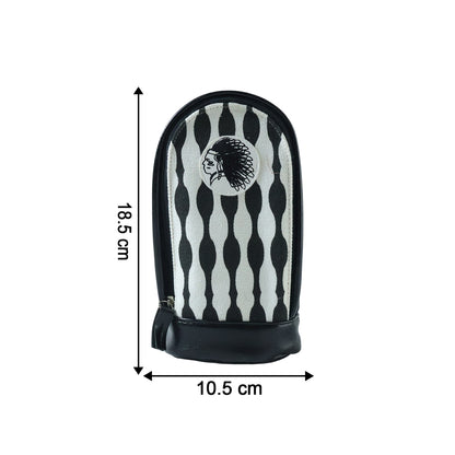 Stylish Hard Base Zipper Pencil Pouch (1 Pc)