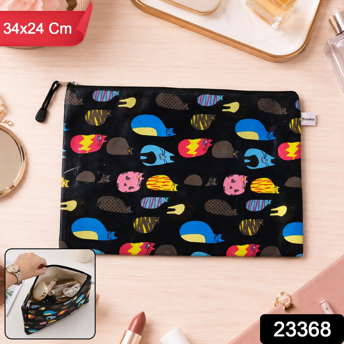 Zip Pouch  Versatile Waterproof Storage Organizer For Travel
