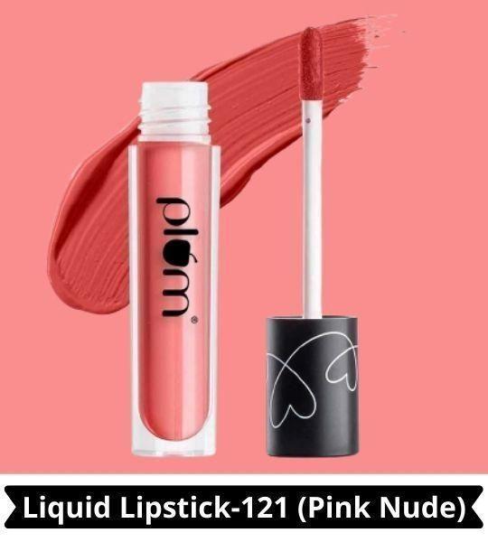 Drpshippr Plum Matte In Heaven Liquid Lipstick in Pink Nude, non-drying, smudge-proof, vegan, cruelty-free lip color.