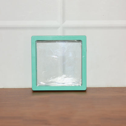 Wukusy transparent jewelry display box measuring 9x9 cm, ideal for showcasing rings, earrings, or small jewelry pieces.