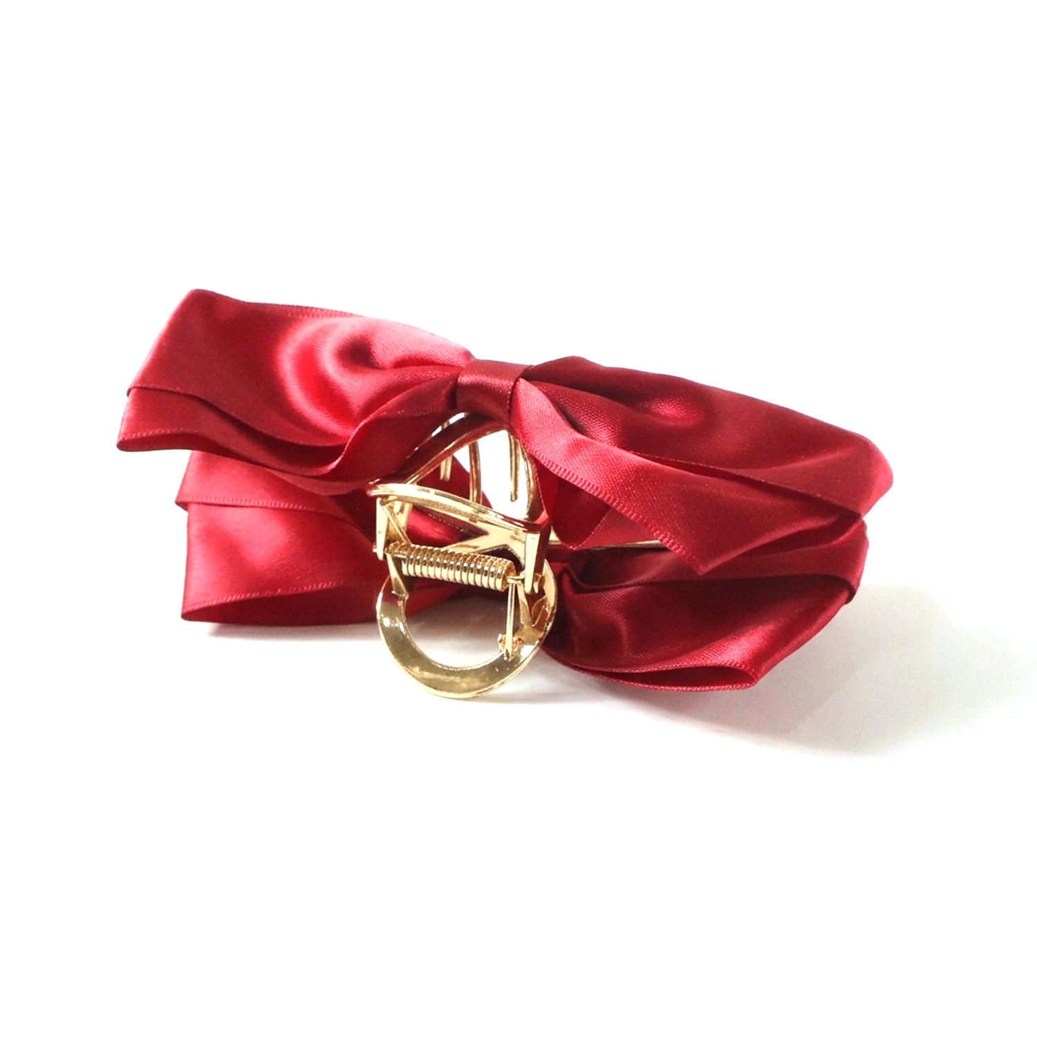 Elegant Satin Bow Hair Claw Clip For Women (1 Pc)