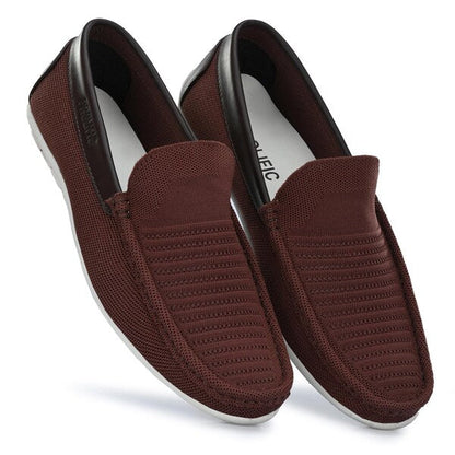 Prolific Men's Airy Mesh Loafers Brown