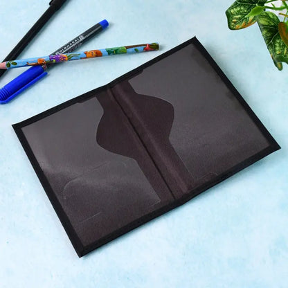 Stylish Printed Passport Holder Cover – Travel Document Organizer with World Map & Landmark Design