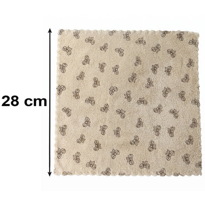 Microfiber Soft Cleaning Towel Absorbent Kitchen Wipe Cloth 28x28 Cm (1 Pc)