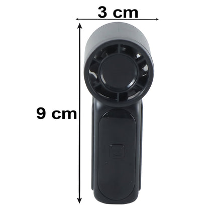 Mini Portable Rechargeable Handheld Fan With Usb Cable For Travel And Daily Use