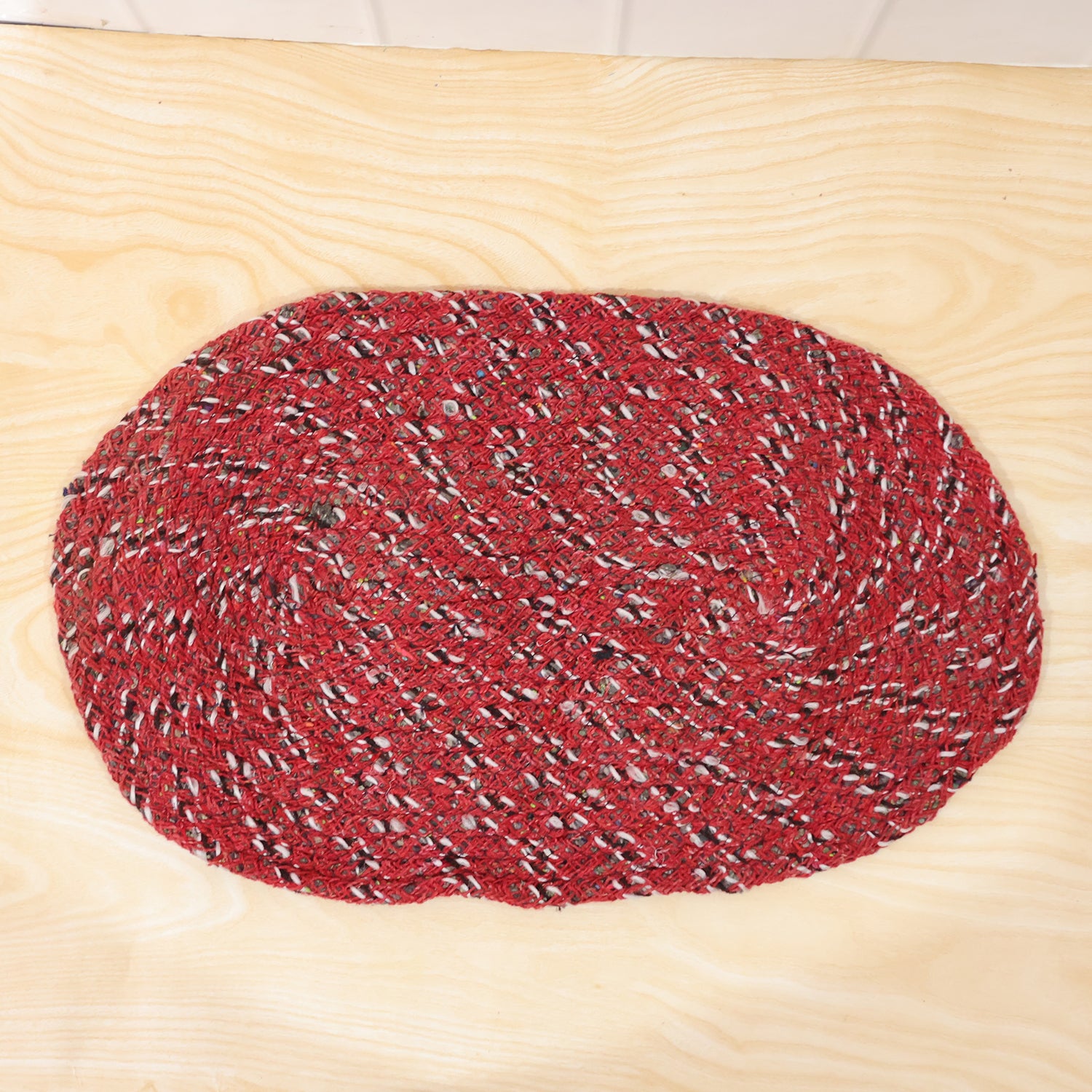 Stylish Oval Floor Mat  (1 Pc 50x30 Cm)