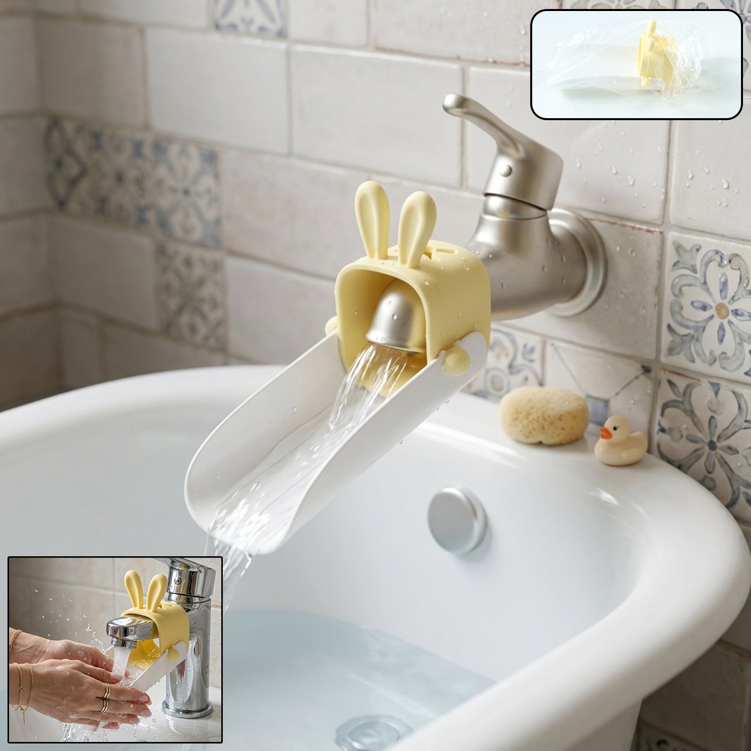 Cute Faucet Water Tap Extender For Kids 1 Pc