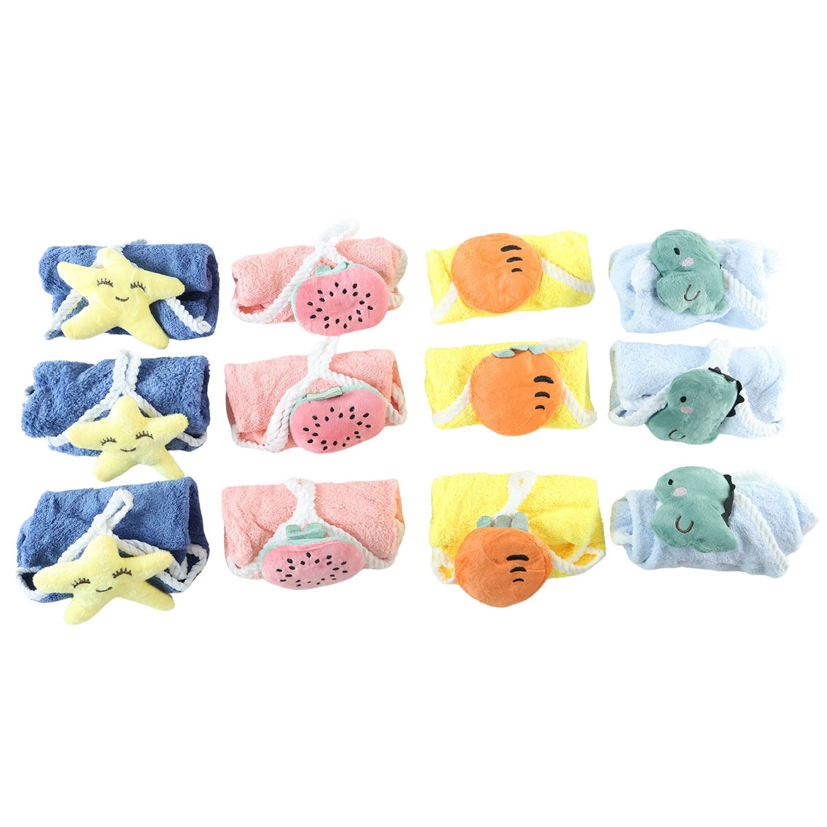 Soft Decorative Hanging Hand Towel With Fruit Motif For Kitchen And Bathroom Use (1 Pc)