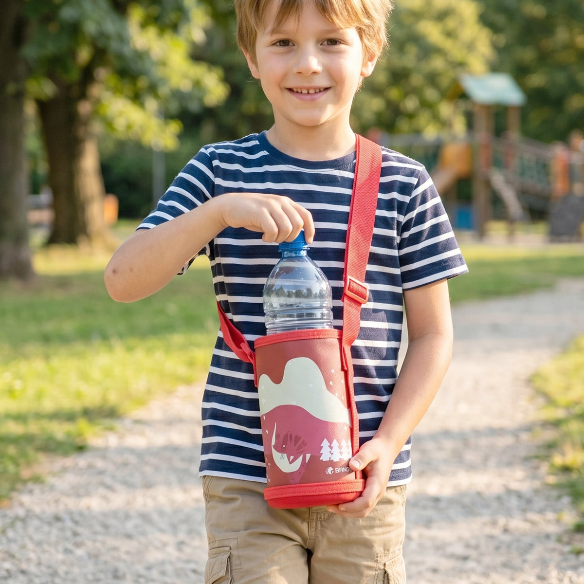 Water Bottle Carrier  Adjustable  Hands-free For Active Use